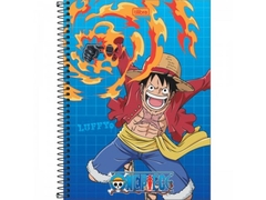 CADERNO DE 01 MATERIA ONE PIEC 80FLS CAPAS SORTIDAS
