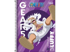 CADERNO DE 01 MATERIA ONE PIEC 80FLS CAPAS SORTIDAS - loja online