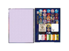 CADERNO DE 01 MATERIA ONE PIEC 80FLS CAPAS SORTIDAS - Papelaria Visão