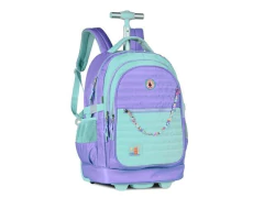 MOCHILA DE CARRINHO LU2445 CORES SORTIDAS - Papelaria Visão