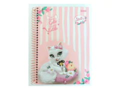 CADERNO DE 10 MATERIAS 160 FOLHAS SISSI CAPAS SORTIDAS - loja online