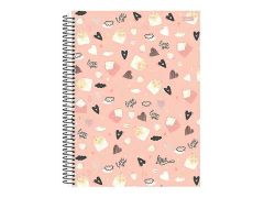 CADERNO DE 15 MATERIAS 240 FOLHAS LOVE CAPAS SORTIDAS - loja online