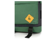 MOCHILA DE COSTA LAPTOP VERDE COM PRETO E DETALHE AMARELO UP4YOU - comprar online