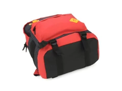 MOCHILA DE COSTA LAPTOP VINHO COM VERMELHO E DETALHE AMARELO UP4YOU - comprar online