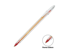 CANETA BIC FINA VERMELHA