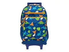 MOCHILA ESCOLAR DE CARRINHO COLLEGE DINO 16 GRANDE