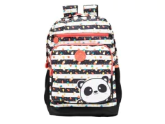 MOCHILA ESCOLAR DE COSTA COLLEGE PANDA 2 16 GRANDE - comprar online
