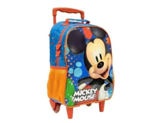 MOCHILA ESCOLAR DE CARRINHO MICKEY MOUSE PEQUENA na internet