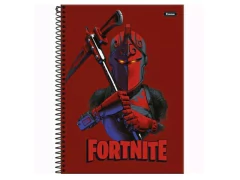 CADERNO DE 01 MATERIA 80 F CD FORTNITE - loja online