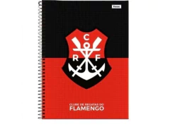 CADERNO DE 10 MATERIAS COLLEGE 160 F FLAMENGO - comprar online