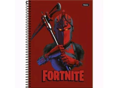 CADERNO DE 20 MATERIAS 320 F FORTNITE - loja online
