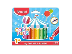 GIZ DE CERA COLOR PEPS JUMBO ESTOJO 12 CORES - comprar online