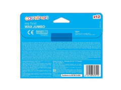 GIZ DE CERA COLOR PEPS JUMBO ESTOJO 12 CORES - Papelaria Visão
