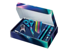 KIT MULTIPRODUTOS ESCOLARES NIGHTFALL CAIXA X 11 PECAS - Papelaria Visão