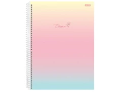 CADERNO DE 10 MATERIAS CD 160FLS CLEAN - comprar online