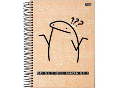 CADERNO DE 01 MATERIA 1X1 80FLS FLORK - loja online