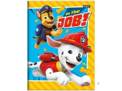 CADERNO BROCHURA PEQUENO 1/4 PATRULHA CANINA 80FLS