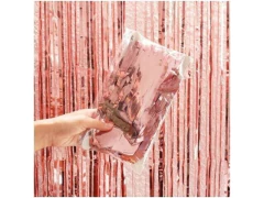 CORTINA ACETINADA DECOR 1X2M ROSE na internet