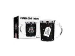 CANECA PLASTICA INOX SW MAE MAIOR AMOR DO MUNDO 400ML - comprar online