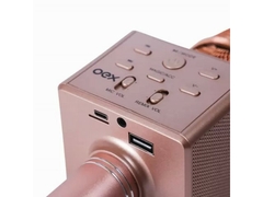 MICROFONE BLUETOOTH SUPER STAR ROSA MK101 - Papelaria Visão