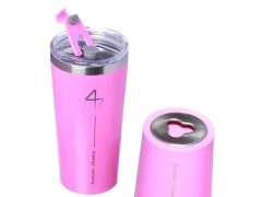 COPO VIAGEM THERMAL 500ML FOREVER CHEERS ROSA