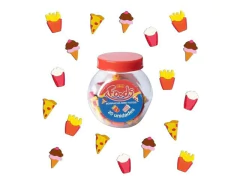 BORRACHA MINI FOODS POTE COM 20 UNID - comprar online