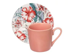JOGO DE XICARA DE PORCELANA C PIRES P CAFE HIBISCO JGX054 - comprar online