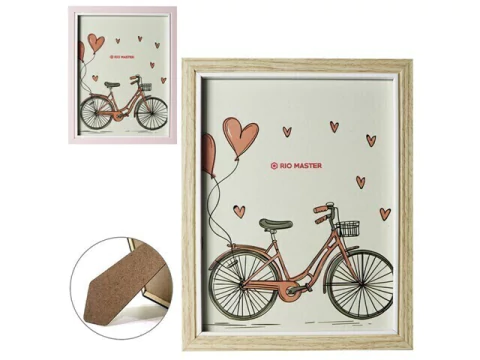 PORTA RETRATO 20X25 C MOLDURA DE MADEIRA MDF JZ0426