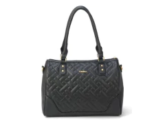 BOLSA FEMININA SINTETICA PRETA COM ALCA