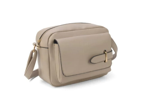 BOLSA FEMININA SINTETICA CINZA