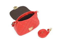 Imagem do BOLSA FEMININA SINTETICA VERMELHA COM DUAS ALCAS