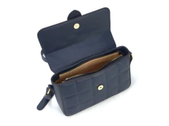 BOLSA FEMININA AZUL ESCURO COM ALCA - loja online