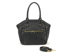 BOLSA FEMININA PRETO COM ALCA RESERVA