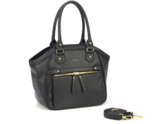 BOLSA FEMININA PRETO COM ALCA RESERVA - comprar online