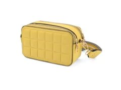 BOLSA FEMININA SINTETICA AMARELO COM ZIPER na internet