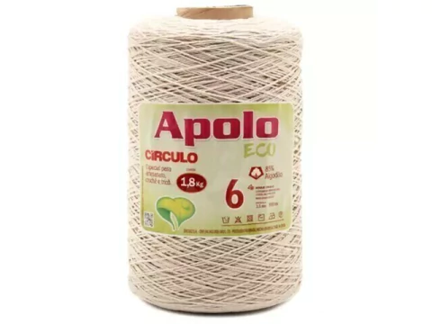 BARBANTE APOLO ECO 6 (BOBINA 1,8KG) COR 20