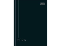 AGENDA 2026 COSTURADA PEPPER PRETA M4 12,3X16,6CM