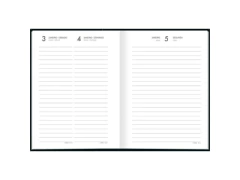 AGENDA 2026 COSTURADA PEPPER PRETA M4 12,3X16,6CM - Papelaria Visão