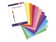 DIVISORIAS CADERNO INTELIG COLORCODE GRANDE 10UNID 21,5X28CM - comprar online