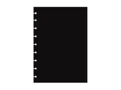 REFIL PARA CADERNO INTELIGENTE BLACK GRANDE 180G 10FLS na internet