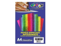 PAPEL LAMICOTE HOLOGRAFICO ARCO IRIS A4 250G 10 FLS