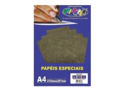 PAPEL FELTRO MARROM A4 30G 10 FLS