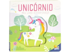 BRINQUEDO INFANTIL MEU LIVRO QUEBRA CABECA UNICORNIOS