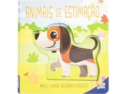 MEU LIVRO QUEBRA CABECA INFANTIL ANIMAIS DE ESTIMACAO