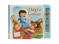 LIVRO SONORO HISTORIAS DA BIBLIA DAVI E GOLIAS