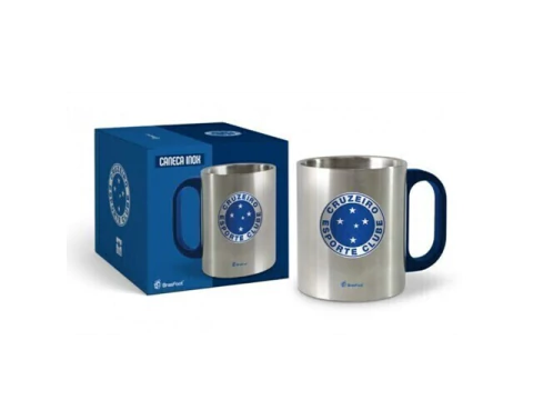 CANECA METAL INOX CRUZEIRO