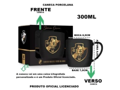 CANECA PORCELANA URBAN 300ML TIMES VASCO SERIE OURO na internet