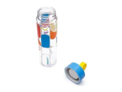 GARRAFA PLASTICA JOY REDONDA COM ALCA 500ML OPPBAG LEOELEO - comprar online