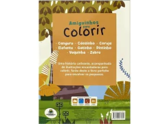 Imagem do AMIGUINHOS PARA COLORIR: ZEBRA