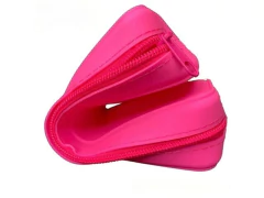 ESTOJO DE SILICONE PINK ACP - Papelaria Visão